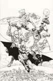 Batman Fortnite Zero Point Batman Day Special Edition #1 1/4 Kenneth Rocafort Black & White Card Stock Variant (DC, 2021)