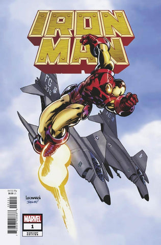 Iron Man #1 1/100 Rick Leonardi Hidden Gem Variant (Marvel, 2020)