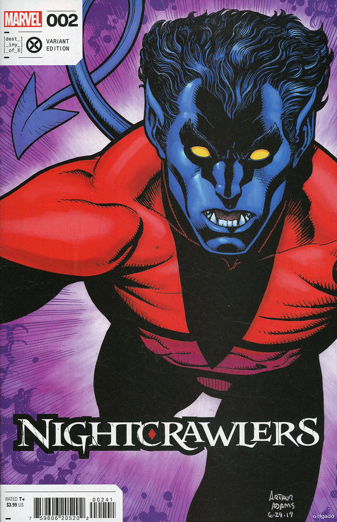 Nightcrawlers #2 1/25 Arthur Adams Variant (Marvel, 2023)