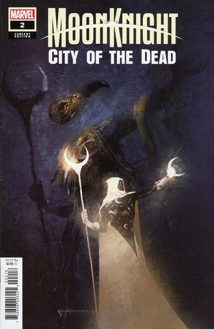 Moon Knight City of the Dead #2 1/25 Bill Sienkiewicz Variant (Marvel, 2023)