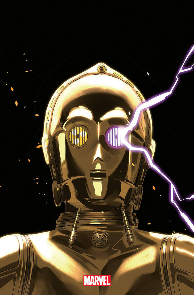 Star Wars Dark Droids #1 1/100 Rachael Stott Scourged C-3PO Virgin Art Variant (Marvel, 2023)