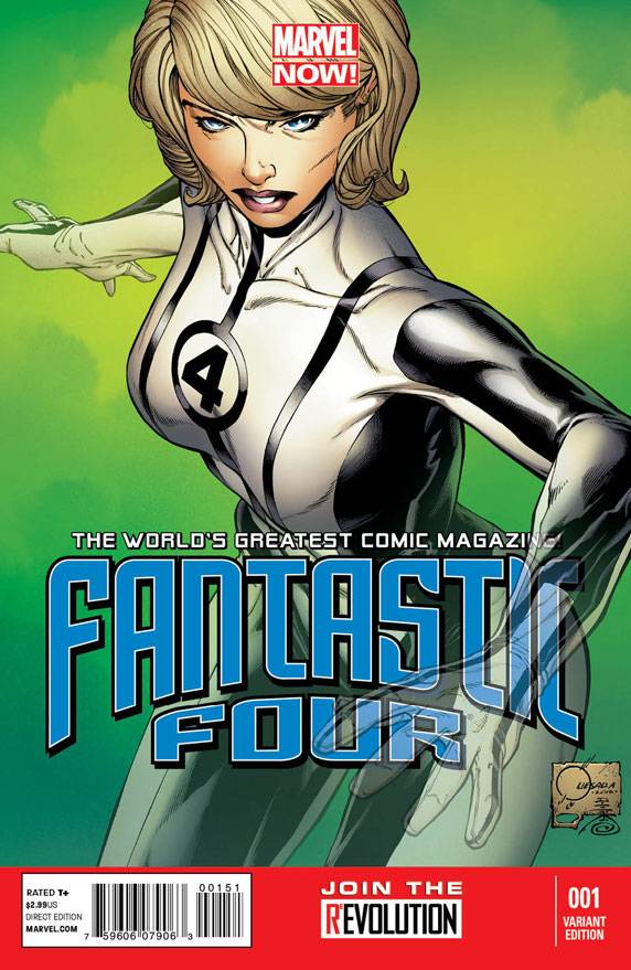 Fantastic Four #1 1/100 Joe Quesada Variant (Marvel, 2012)