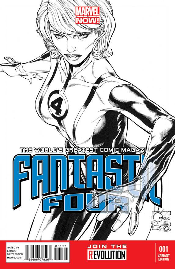 Fantastic Four #1 1/150 Joe Quesada Sketch Variant (Marvel, 2012)