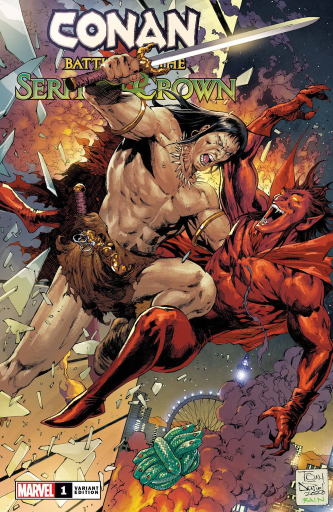 Conan Battle for the Serpent Crown #1 1/25 Tony Daniel Variant (Marvel, 2020)