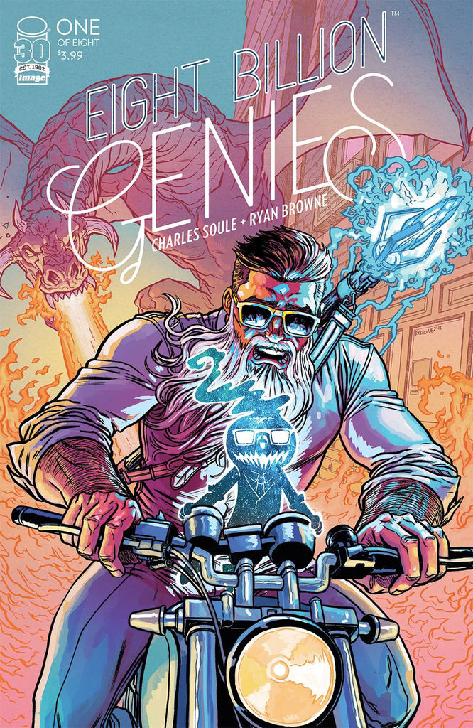 Eight Billion Genies #1 1/25 Ryan Browne Curse Words Variant (Image, 2022)