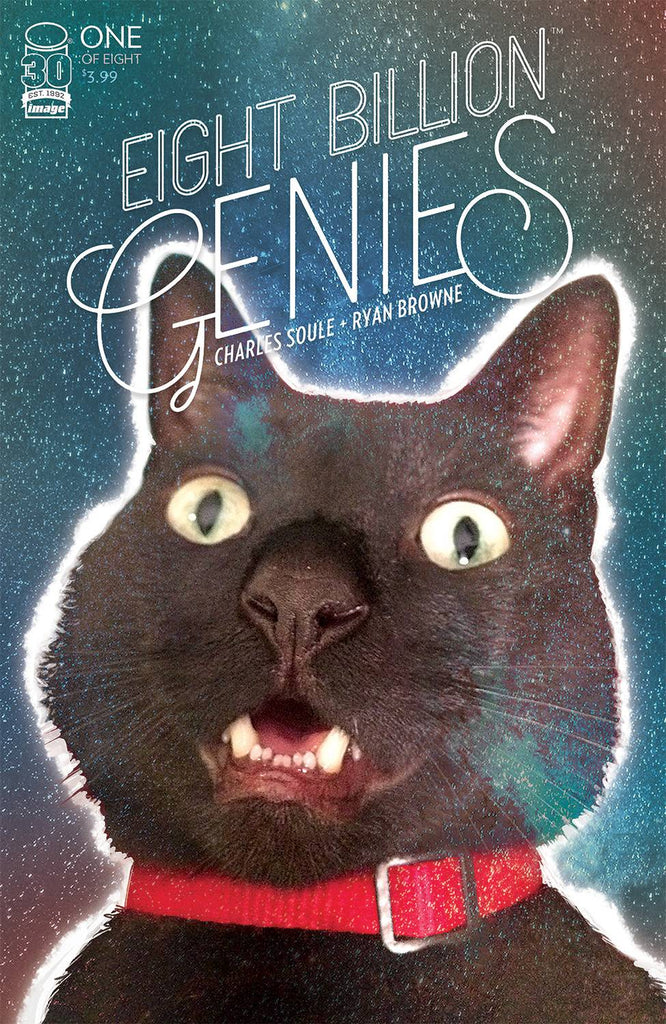 Eight Billion Genies #1 1/50 Glitter Cat Variant (Image, 2022)