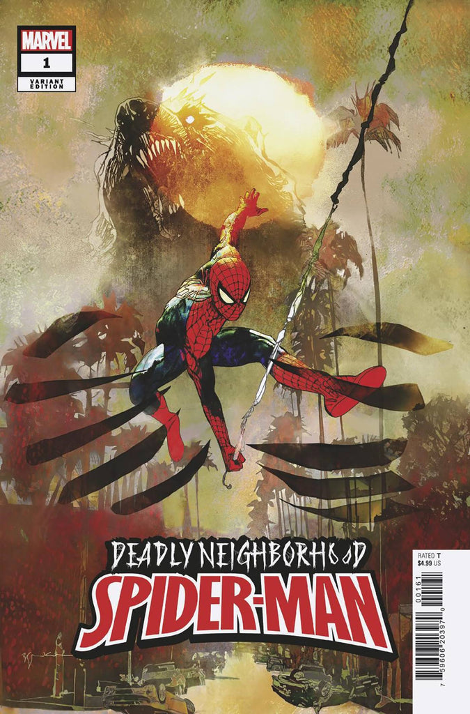 Deadly Neighborhood Spider-Man #1 1/50 Bill Sienkiewicz Variant (Marvel, 2022)