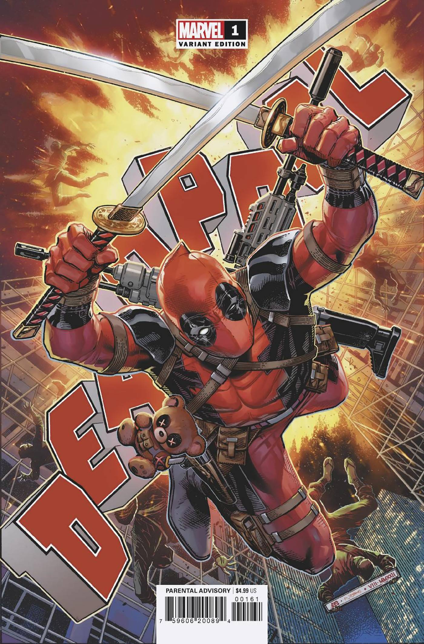Deadpool #1 1/50 Jim Cheung Variant (Marvel, 2022