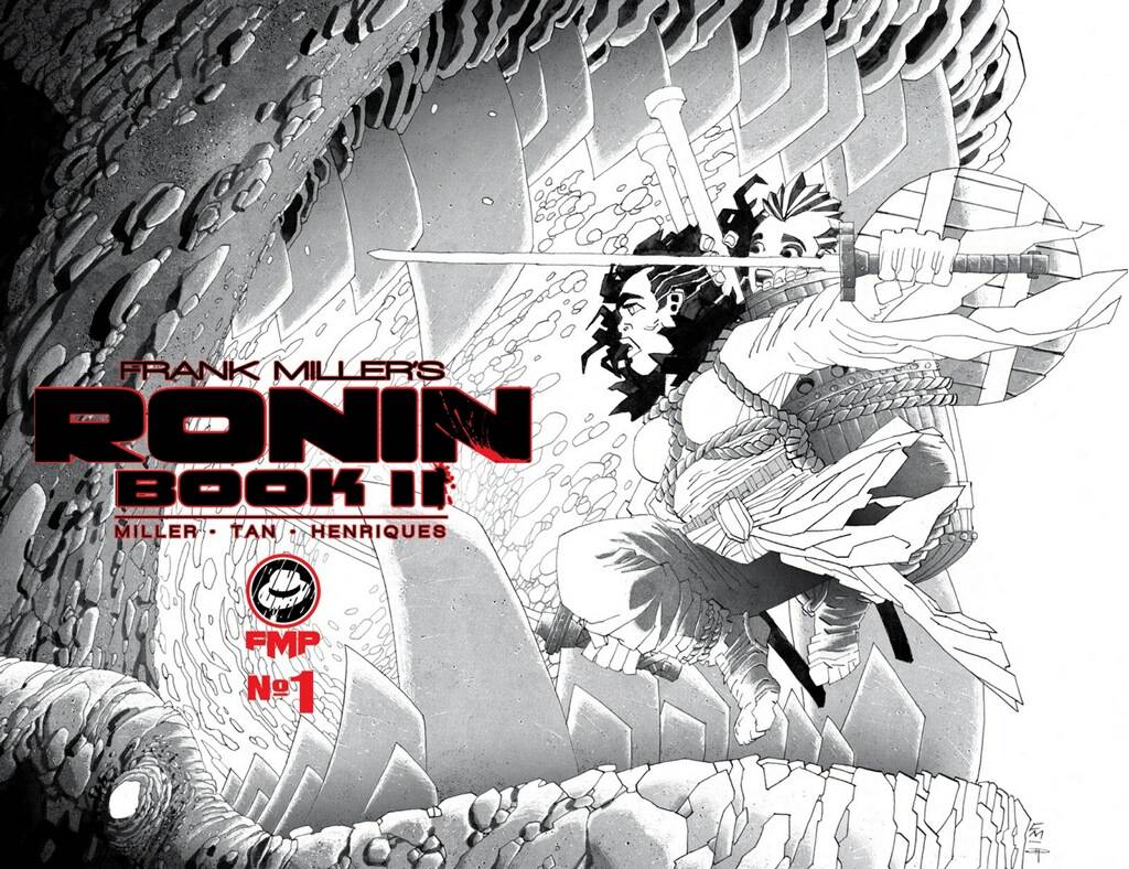 Ronin Book II #1 1/25 Frank Miller Black & White Wraparound Variant (Frank Miller Presents, 2022)