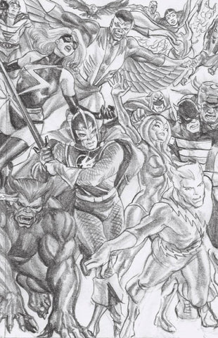 Avengers #5 1/100 Alex Ross Avengers Timeless Sketch Variant (Marvel, 2023)