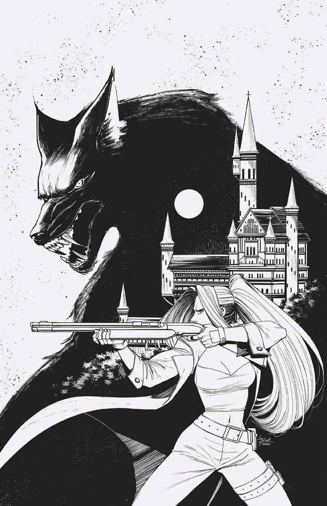 Werewolf By Night #1 1/100 Corin Howell Black & White Virgin Art Variant (Marvel, 2023)