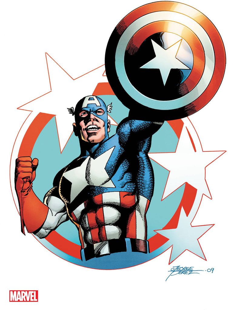 Captain America #1 1/100 George Perez Virgin Art Variant (Marvel, 2023)