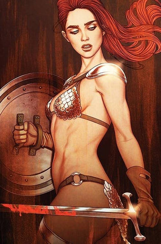 Red Sonja #1 1/25 Jenny Frison Virgin Art Foil Variant (Dynamite, 2023)