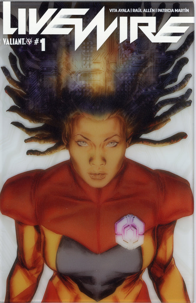 Livewire #1 1/250 Doug Braithwaite Glass Cover Variant (Valiant, 2019)