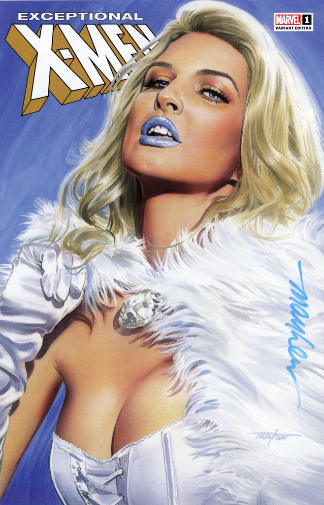 Exceptional X-Men #1 Mike Mayhew Web Exclusive Emma Frost Variant (Marvel, 2024) - Signed - COA