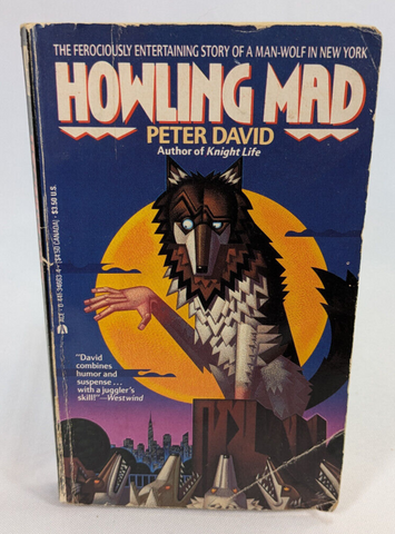 Howling Mad by Peter David Paperback (Ace, 1989) - First Printing - Vintage - Signed