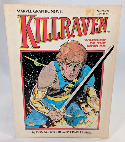 Marvel Graphic Novel #7: Killraven, Warrior of the Worlds TP (Marvel, 1983) - Vintage
