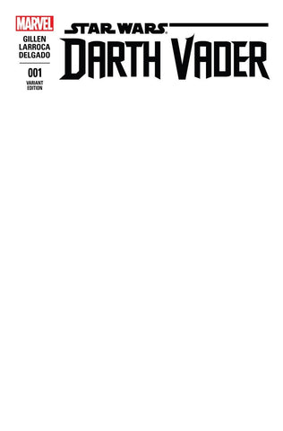 Darth Vader #1 Blank Cover Variant (Marvel, 2015) - Star Wars
