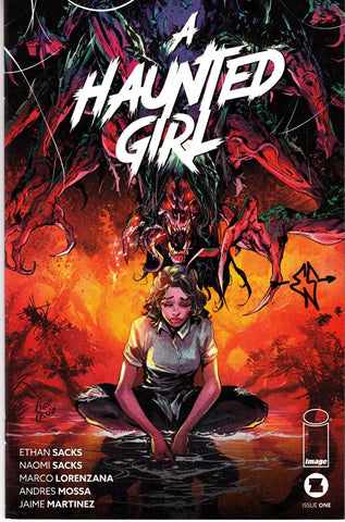 A Haunted Girl #1 Fico Ossio Cover B (Image, 2023) - Signed