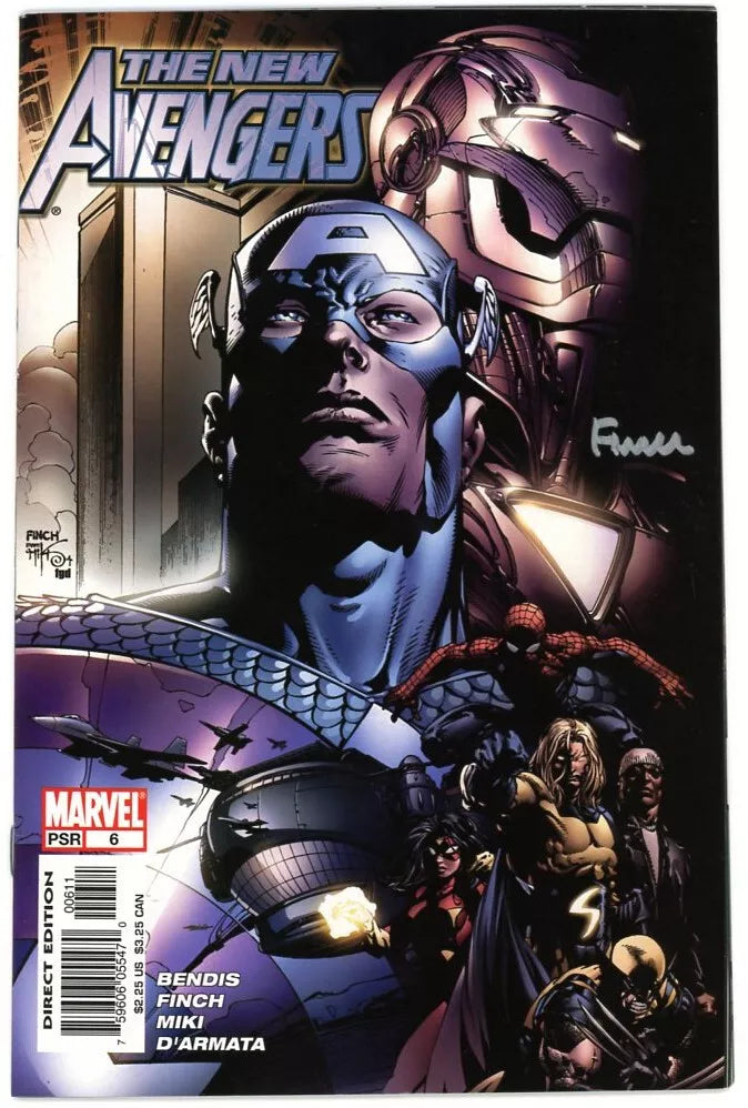 New Avengers #6 (Marvel, 2005) - Signed