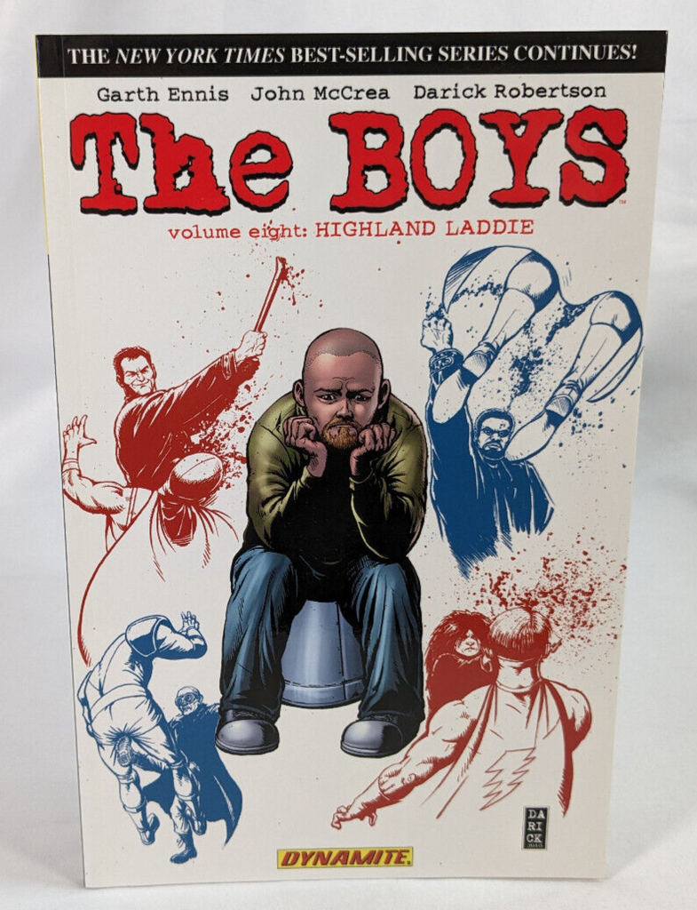 The Boys Vol 8 Highland Laddie Signed Edition TP (Dynamite, 2018)