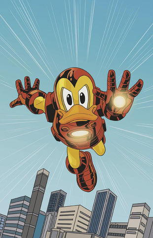 What If... Donald Duck Became Iron Man? #1 1:100 Phil Noto Virgin Art Variant (Marvel, 2025)