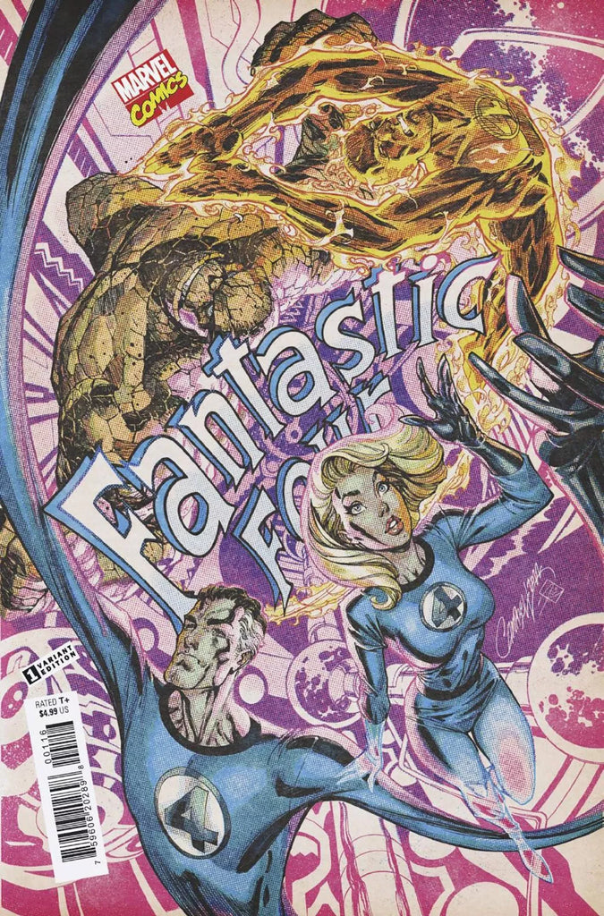 Fantastic Four #1 1/200 J Scott Campbell Retro Variant (Marvel, 2022)