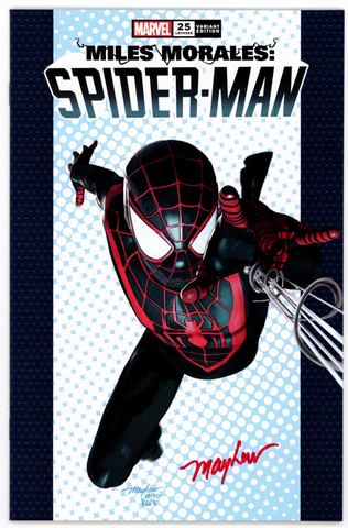 Miles Morales Spider-Man #25 Mike Mayhew Variant (Marvel, 2021) - Signed - COA