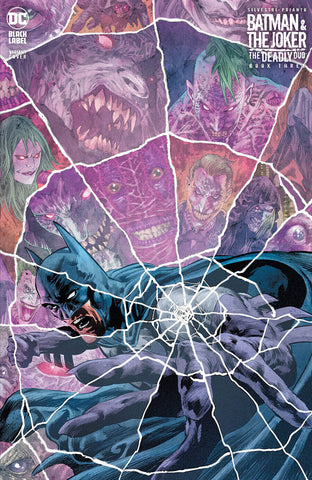 Batman & The Joker The Deadly Duo #3 1:100 Mike Perkins Card Stock Variant (DC, 2023)
