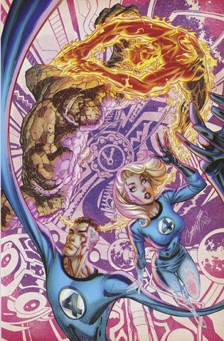 Fantastic Four #1 1/100 J Scott Campbell Virgin Art Variant (Marvel, 2022)