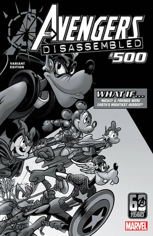 Amazing Spider-Man #61 1:100 Paolo Mottura Disney What If Black & White Variant (Marvel, 2024)