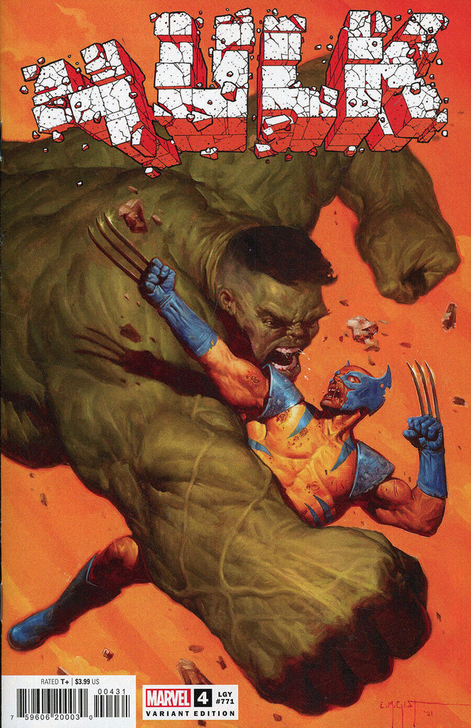 Hulk #4 1:25 E.M. Gist Zombie Wolverine Variant (Marvel, 2022)