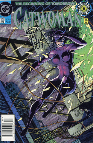 Catwoman #0 Jim Balent Newsstand Cover (DC, 1994) - Signed - Vintage