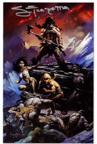 Fire & Ice #1 Frank Frazetta Movie Poster Virgin Art Variant (Dynamite, 2023) - Signed - COA