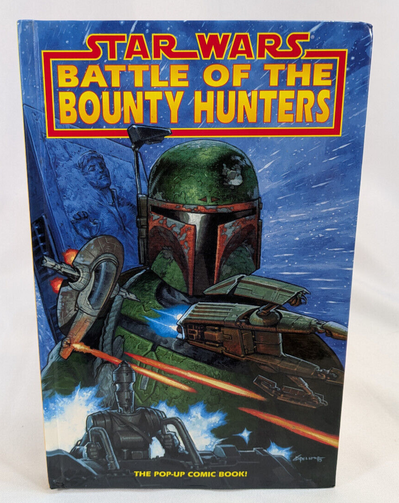 Star Wars Battle of the Bounty Hunters Pop Up HC (Dark Horse , 1996) - Vintage - First Printing