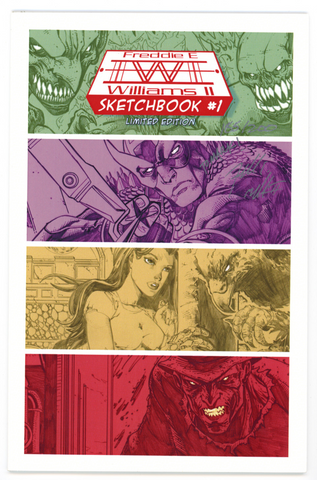 Freddie E Williams II Sketchbook #1 (2006) - Limited Signed Edition - #185/200