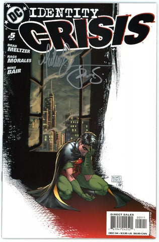 Identity Crisis #5 (DC, 2004) - Signed - COA