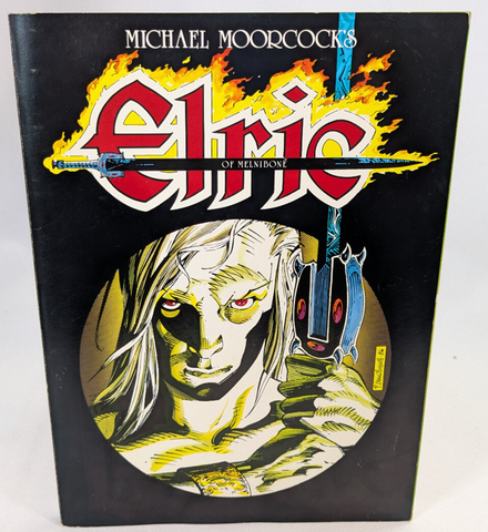 Michael Moorcock's Elric of Melnibone TP (First, 1986) - First Printing - Vintage