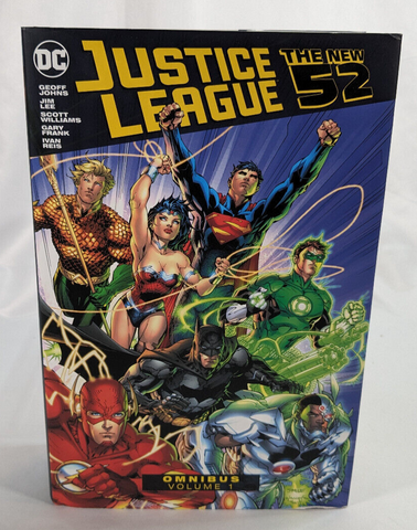 Justice League The New 52 Omnibus Vol 1 HC w/DJ (DC, 2021) - Signed w/Sketch - COA