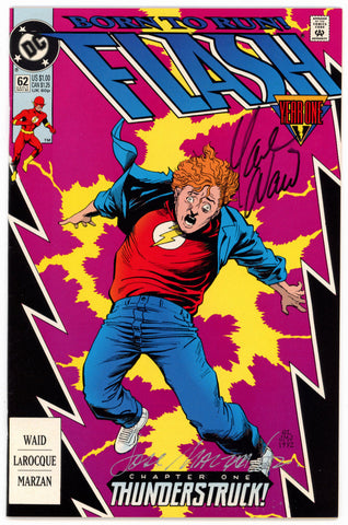 Flash #62 (DC, 1992) - Signed - Mark Waid - José Marzán Jr. - Vintage