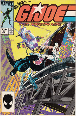 G.I. Joe A Real American Hero #27 Second Printing (Marvel, 1984) - Signed