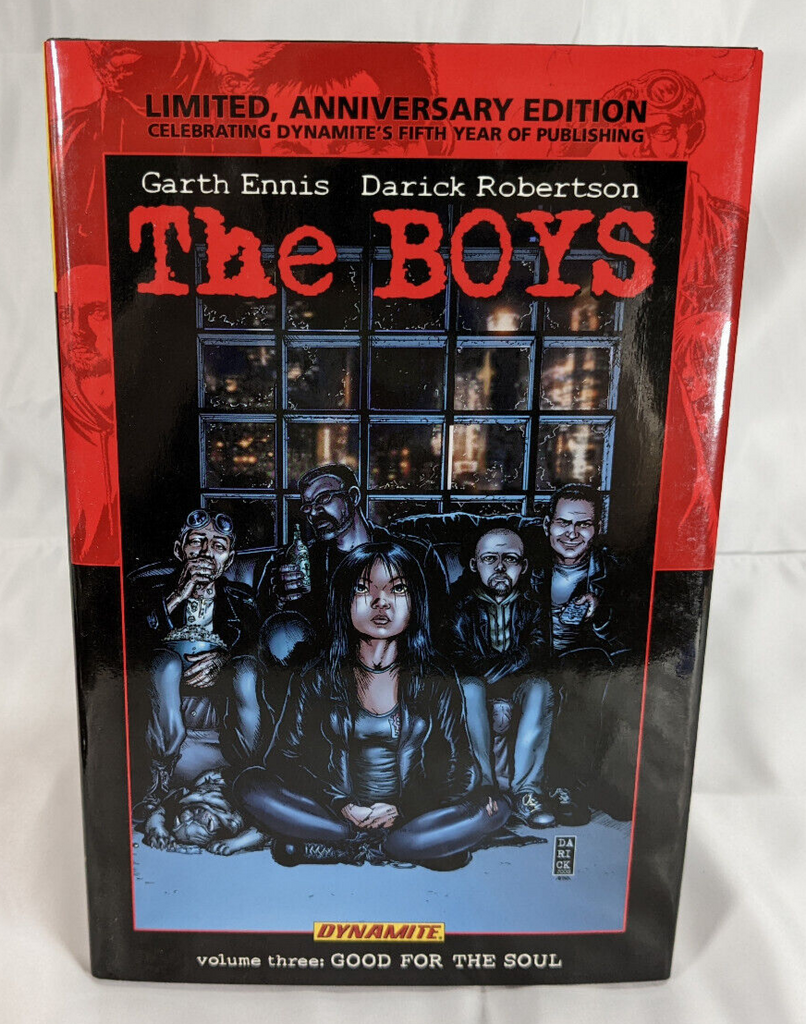 The Boys Vol 3 Good For The Soul Limited Edition HC w/DJ (Dynamite, 2009) - Signed - Garth Ennis