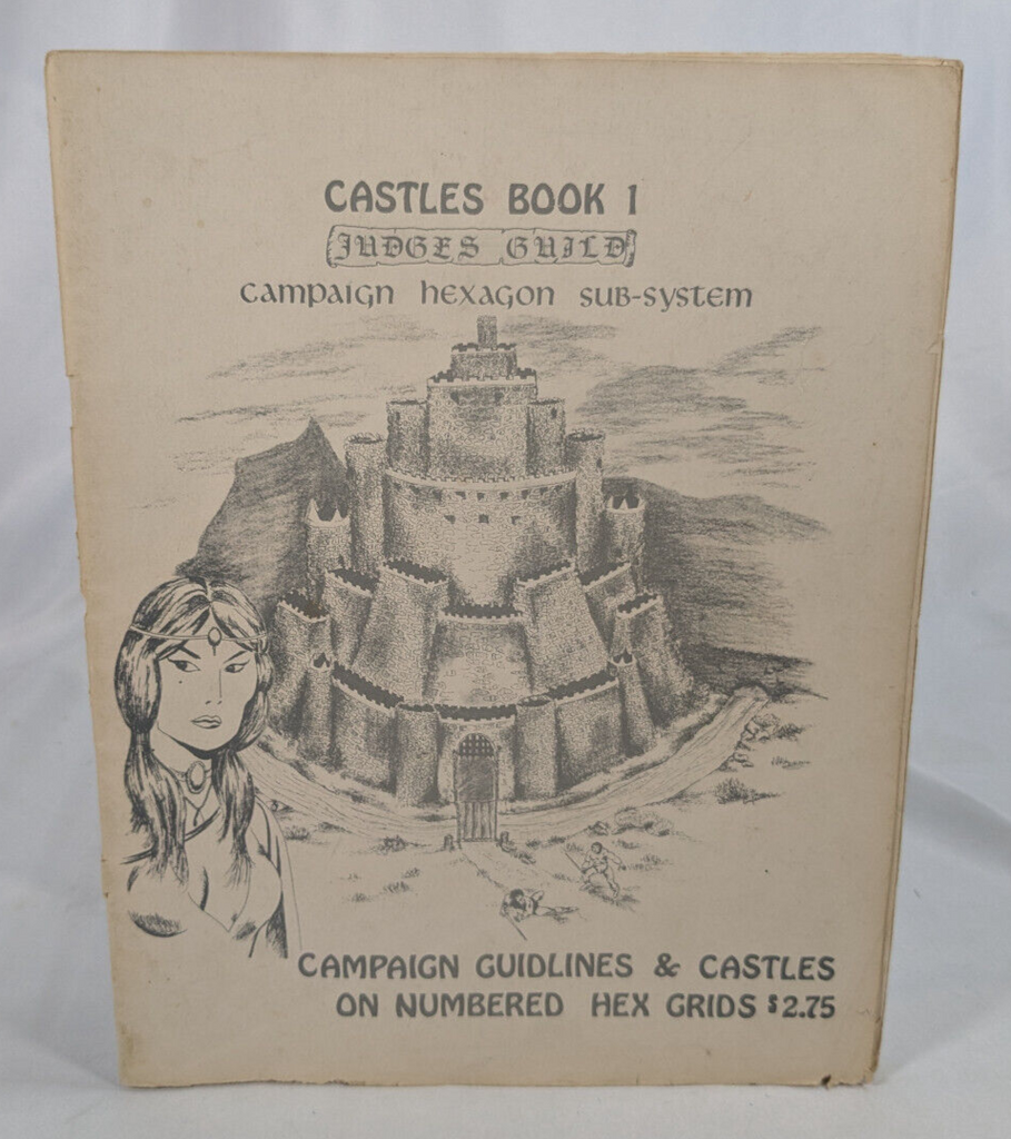 Castles Book 1 Sourcebook SC (Judges Guild, 1978) - Vintage - First Printing