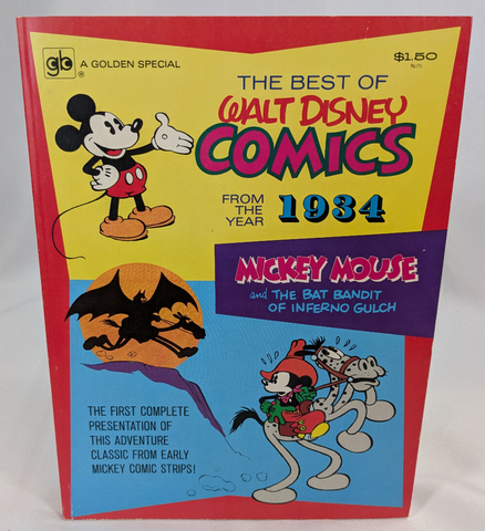 The Best of Walt Disney Comics 1934 TP (Western, 1974) - Vintage - Mickey Mouse