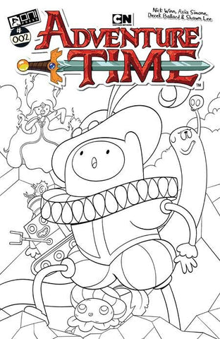 Adventure Time #2 1:50 Nick Winn Black & White Variant (Oni, 2025)