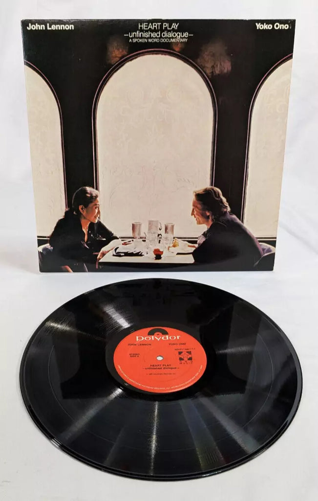 John Lennon Yoko Ono Heart Play Unfinished Dialogue LP (Polydor, 1983) - Vintage