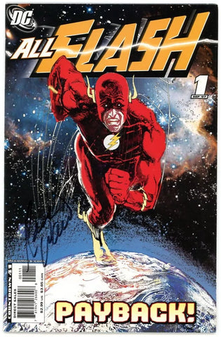 All Flash #1 Bill Sienkiewicz Cover (DC, 2007) - Signed