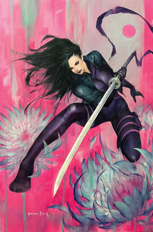 Psylocke #8 1:50 Puppeteer Lee Virgin Art Variant (Marvel, 2025)