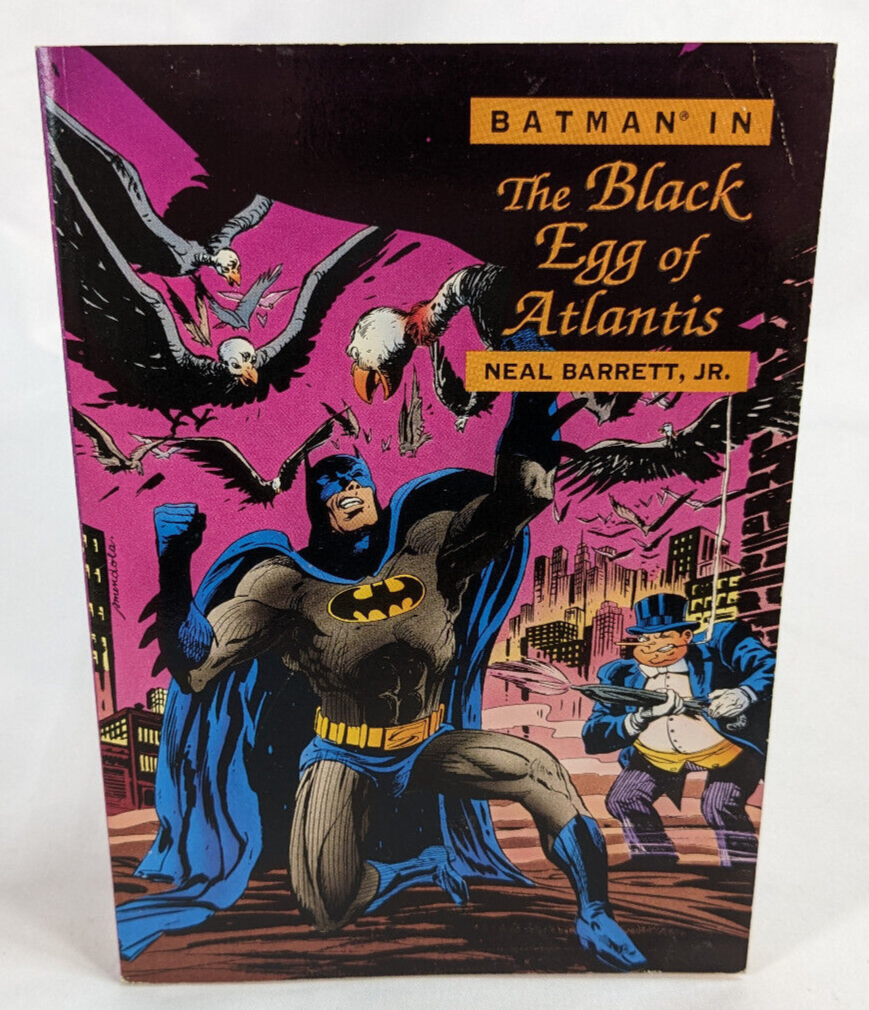 Batman In The Black Egg of Atlantis SC (Little, Brown & Co, 1992) - First Printing - Vintage