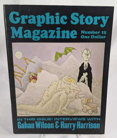 Graphic Story Magazine #15 (Bill Spicer, 1973) - Vintage - Gahan Wilson